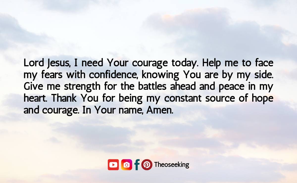 Prayer for Strength and Courage in Difficult Times